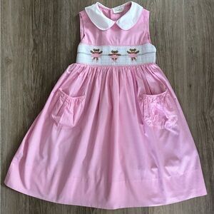 Rosalina Smocked Ballerina Dress with Pockets-size 5